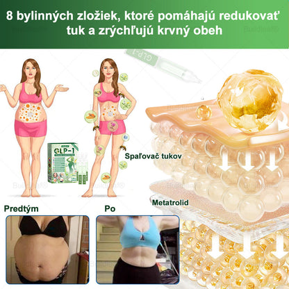 BuildLeaf® GLP-1 6-v-1 Health Solution Perorálna tekutina (Len raz denne, viditeľné zmeny už za 7 dní) Pre obezitu, kardiovaskulárne ochorenia, cukrovku, spánkové apnoe, zdravie čriev, problémy s kĺbmi a ďalšie